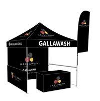 Vente directe d'usine personnalisée 10x10 cadre en aluminium auvent tente d'exposition pop-up tente de publicité d'événement extérieur pour les événements