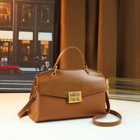 Sac à main femme uni grande capacité, simple et polyvalent, tendance et pratique pour le quotidien, printemps-automne, porté épaule ou croisé
