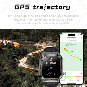 Gx30 GPS Thông Minh Đồng Hồ Cho Nam Giới Wearables Tim Tỷ Lệ Phát Hiện Huyết Áp Phát Hiện Đèn Pin Đa Chế Độ Thể Thao Smartwatch 2025 - Product Image 3