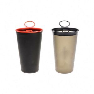 Race Water Drinking Cup Soft TPU Drinking Folding for <b>Running</b> 200ml Water Bottles Direct Drinking Outdoor Self-driving Travel - Product Image 3