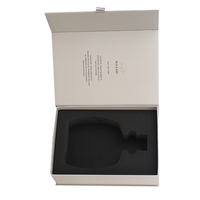 Boîte cadeau de luxe personnalisée en carton pour whisky et vin rouge, avec doublure en éponge en matériaux recyclés, gaufrage, emballage en forme de dossier