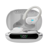 Écouteurs intra-auriculaires TWS à affichage numérique, étanches IPX5, avec crochets sportifs, contrôle tactile 5.3, chipset JL, AAC, traduction IA – Offre Spéciale