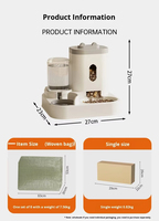Fabricant chinois, vente en gros, distributeur d'eau à gravité grande capacité, 2-en-1, mangeoire et abreuvoir manuels, portable, en plastique