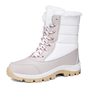 Chaussures d'hiver imperméables en coton rembourrées pour femmes, résistantes au froid, antidérapantes, chaudes, fourrure épaisse, bottes <span class=keywords><strong>de</strong></span> <span class=keywords><strong>neige</strong></span> pour femmes - Product Image 3