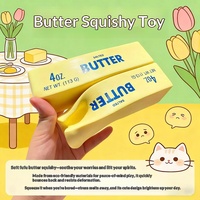 Jouets Squishy en forme de bâton de beurre à remontée lente, jouet sensoriel anti-stress, jouet souple à presser pour la salle de classe, pour adolescents et adultes 14 ans et plus