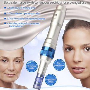 <span class=keywords><strong>Dermapen</strong></span> A6 sans fil à micro-aiguilles avec 5 vitesses pour les cernes et le blanchiment du visage et des yeux – Outil de soin de la peau - Product Image 6