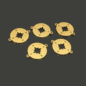 <span class=keywords><strong>Bracelet</strong></span> Or en Acier Inoxydable Connecteur Rond Charmes avec Deux Trous <span class=keywords><strong>Arbre</strong></span> <span class=keywords><strong>de</strong></span> <span class=keywords><strong>Vie</strong></span> Charme pour <span class=keywords><strong>Bracelet</strong></span> <span class=keywords><strong>Cordon</strong></span> - Product Image 3