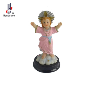 Statua di Gesù Bambino in Resina, Figurina Cristiana Promozionale all'Ingrosso, Regalo Natalizio per Occasioni Religiose, Arte <span class=keywords><strong>Cattolica</strong></span> OEM, Finitura 20+ - Product Image 5