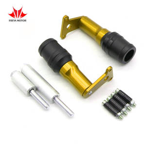 Vente en gros accessoires de moto CNC en Aluminium cadre protecteur de collision pour Kawasaki <span class=keywords><strong>NINJA</strong></span> <span class=keywords><strong>400</strong></span> <span class=keywords><strong>NINJA</strong></span> 250 <span class=keywords><strong>Z400</strong></span> 2018-2019 - Product Image 1