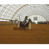 Prix d'usine abri pour moutons personnalisé taille personnalisée tente extérieure pour animaux cadre en acier tissu PVC membrane abri pour chevaux hangar à bétail