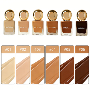 รองพื้นเนื้อลิควิด OEM ODM สูตรบางเบา บำรุงผิว ปรับเฉดสีได้ตามต้องการ ปราศจากส่วนผสมจากสัตว์ ไม่ทดลองกับสัตว์ ติดทนนาน บำรุงผิว - Product Image 5