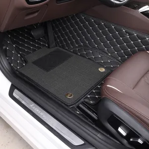 5d Diamond Leather Car Floor Mats