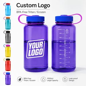 Botella Deportiva Reutilizable de Tritán de Marca Privada de 18 oz y 32 oz con Tapa de Acero Inoxidable para Senderismo y Camping - Product Image 6