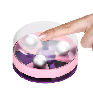 Disque de décompression à billes rotatif pour bureau, outil sensoriel anti-stress pour les mains et les doigts, jouet sensoriel en plastique pour garçons - Product Image 1