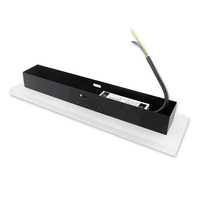 Applique Murale Extérieure Linéaire Moderne Longue Bande Très Vendue, Lampe Murale Extérieure LED Étanche Noire pour Porche, Villa, Balcon, Jardin