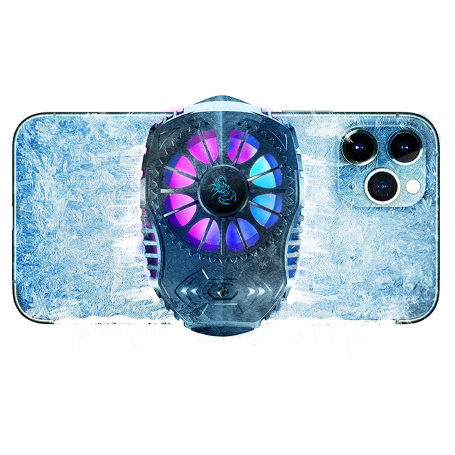 Factory Direct Semiconductor Smartphone Radiator Portable Mini Cooling Fan Gaming Mobile Phone Cooler