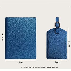 Porta Pasaportes de Viaje de PU de Lujo al por Mayor, Funda de Cuero y Juego de Etiquetas para Equipaje, Logotipo Personalizado, Sublimación en Blanco - Product Image 6