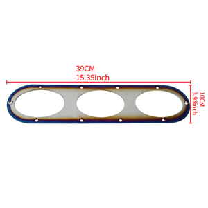 Phổ bị cháy màu xanh xe phía sau Spoiler khuếch tán phía sau Bumper đua không khí chuyển hướng khuếch tán Bảng điều khiển - Product Image 5