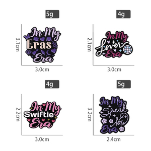 Broche émaillée avec citation inspirante, chanteur superstar, <span class=keywords><strong>phrase</strong></span> <span class=keywords><strong>motivante</strong></span>, pour cadeau de fan et décoration de vêtements - Product Image 6