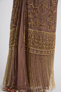 Robe abaya maxi musulmane LEDUO, nouvelle mode, broderie cristal, design à franges, robe musulmane pour femmes. - Product Image 3