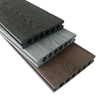 Planche de terrasse en bois composite WPC durable pour quai extérieur, plancher de ponton flottant