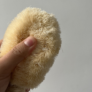 Brosse <span class=keywords><strong>de</strong></span> massage exfoliante pour le bain, vente chaude, brosse corporelle en sisal naturel végétalien avec poignée en <span class=keywords><strong>cordon</strong></span> - Product Image 3