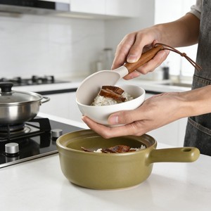 Juego de espátulas de silicona con mango de madera de acacia, 2 piezas, aptas para horno, utensilios de cocina - Product Image 4