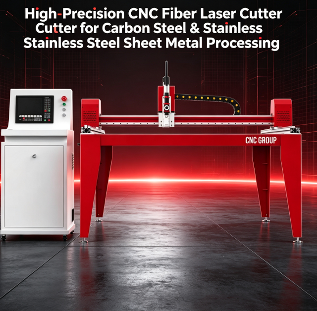 High-Precision CNC Fiber Laser Cutter for Carbon Steel & Stainless Steel Sheet Metal Processing