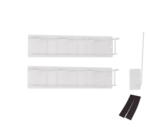 ชุดสีขาว ที่วางแก้ว 3 ช่อง *2 ชิ้น พร้อมที่วางฝา 1 ชิ้น