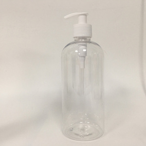 Bouteille cosmétique en plastique PET ambrée transparente NH Custom 200 ml 250 ml 300 ml 500 ml, bouteille de shampoing avec <span class=keywords><strong>pompe</strong></span> à lotion - Product Image 2