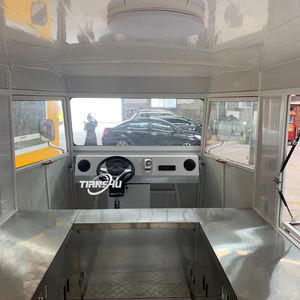 Mobil makan antik disesuaikan mobil makan Hot Dog Pizza kopi es krim berkemah seluler Trailer pasar belanja mobil prasmanan - Product Image 5