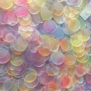 Clear Ornament Transparent Circle Acrylic <b>Sheet</b> Blank Acrylic Keychain - Product Image 6