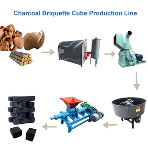 Holzkohle pulvers tab Maschine Würfel Kohlenstoff Extruder Mühle Shisha Biomasse Kohle Brikett Produktions linie Shisha Maschine - Product Image 5