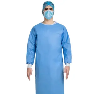 HOT! SMS Surgical gown / Disposable Sterile surgical gowns and drapes with level 3