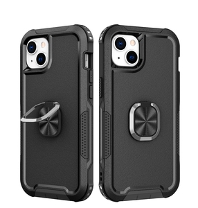 เคสโทรศัพท์3 in 1แบบไฮบริดมีวงแหวนกันกระแทกสำหรับ <span class=keywords><strong>iPhone</strong></span> 15 14 13 12 11 <span class=keywords><strong>XS</strong></span> XR PRO MAX ฝาครอบป้องกันด้านหลัง - Product Image 2