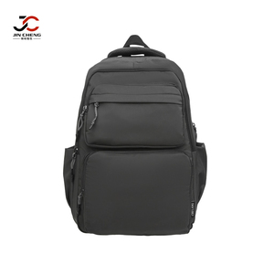 Zaino per Laptop da <span class=keywords><strong>Ragazzo</strong></span> in Nylon Leggero Monocolore Impermeabile 14 Pollici Casual da Viaggio e Scuola con Spallacci Curvi - Product Image 3