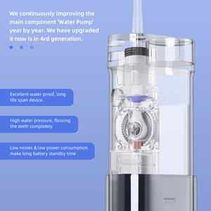 <span class=keywords><strong>Irrigador</strong></span> Oral de <span class=keywords><strong>ortodoncia</strong></span> pulsado para adultos con hilo dental inalámbrico portátil 360 para viajes a casa - Product Image 3