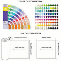 Tissu tissé extensible 100% polyester imprimé hydrochrome changeant de couleur aux UV, designs frais, vêtements de protection solaire, doublure