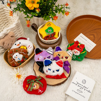 Jouets Songshan en gros : Nouveaux pendentifs de Noël, petits bonhommes de neige, Père Noël, petits diables, porte-clés en peluche mignons, breloques de sac