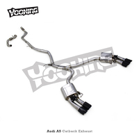 Échappement catback en acier inoxydable 304 pour AUDI A4/A5 B8/B9 2.0T 2016-2022 système de rebond d'échappement de soupape électronique haute performance
