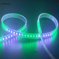 Bande LED numérique programmable RGB flexible à haute densité 96 LED SMD5050 DC24V 16 pixels UCS1903/WS2811/SM16703 12 mm PCB SPI