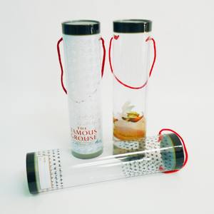 Fabricant de boîtes d'emballage de tubes cylindriques en plastique acétate transparent en PVC/APET pour caméra d'<span class=keywords><strong>action</strong></span> et balle de tennis - Product Image 3