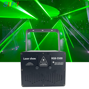 Proiettore Laser <span class=keywords><strong>RGB</strong></span> 5W a Colori Completi con <span class=keywords><strong>Telecomando</strong></span> per Matrimoni, Feste, Spettacoli e Illuminazione Scenica con Effetti Animati Speciali - Product Image 2