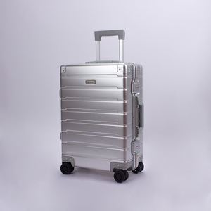 Maleta de Mano de Aluminio de Lujo con Panel sin Cremallera TSA, Impermeable, Ecológica y Ligera de Poliéster, Muestra de Logotipo Disponible - Product Image 3