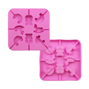 280 Trojan gấu xe mô hình khuôn kẹo cứng Silicone kẹo mút khuôn cứng kẹo bánh công cụ nhà bếp cung cấp Khuôn nướng BPA miễn phí - Product Image 6