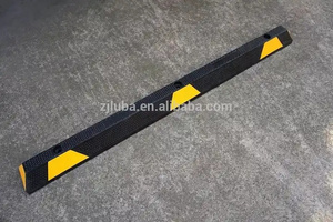 1650*150*100mm precio barato equipo de estacionamiento de goma larga paradas de estacionamiento tapón de rueda - Product Image 6