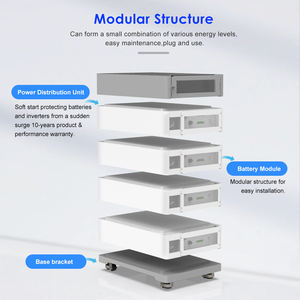 <span class=keywords><strong>BYD</strong></span> <span class=keywords><strong>HVS</strong></span> Batería de litio de alto voltaje 20KWH 30KWH 40KWH 50KWH 60KWH 102,4 V 100AH 10KWH Modelo LiFePO4 Paquete de batería Sistema solar - Product Image 2