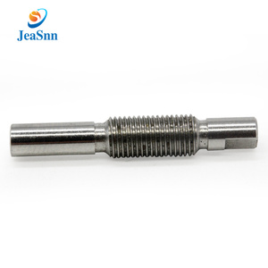 Kim loại dài có khía Threaded Nhôm Vòng bước giá thép không gỉ Brass S45C Carbon CNC gia công đôi phế liệu trục - Product Image 4