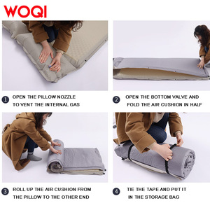 Matelas de couchage gonflable WOQI 192x132x5cm, taille double, gonflage rapide, portable pour le camping, la randonnée, les pique-niques - Product Image 5
