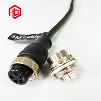 Vente chaude de haute qualité mâle femelle cuivre FPC étanche GX16 2-5 broches M16 connecteurs d'aviation à prise circulaire